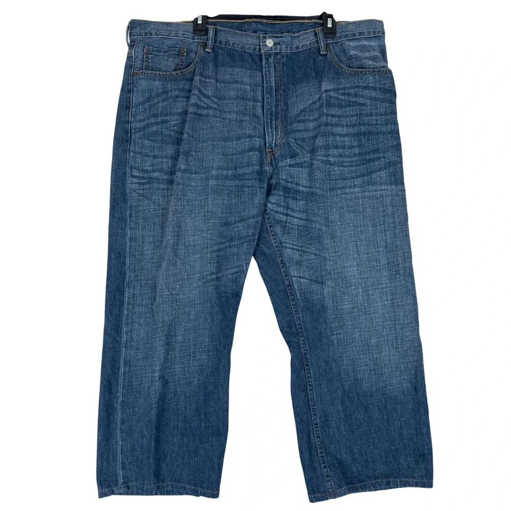 Levis 559 Relaxed Straight Jeans 44x29 Blue Denim Medium Wash 01559-0003